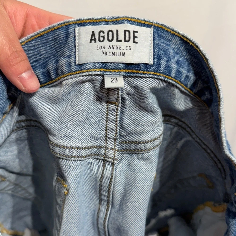 Agolde Parker Vintage Cut Off Short Swapmeet Size 23 - Picture 7 of 8